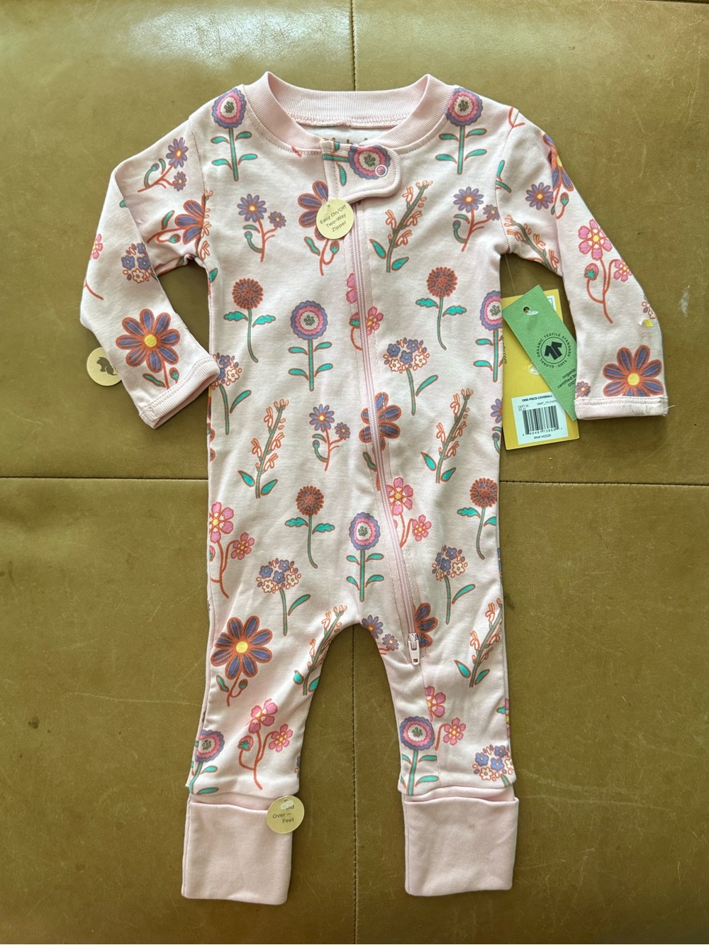 Monica + Andy Organic Cotton Footie 0-3M NWT